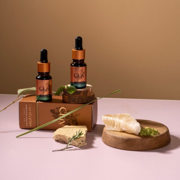 Rejuvenating Herbal Bundle Essential Oil Combo (Lemongrass + Rosemary + Eucalyptus + Peppermint + Tea Tree)